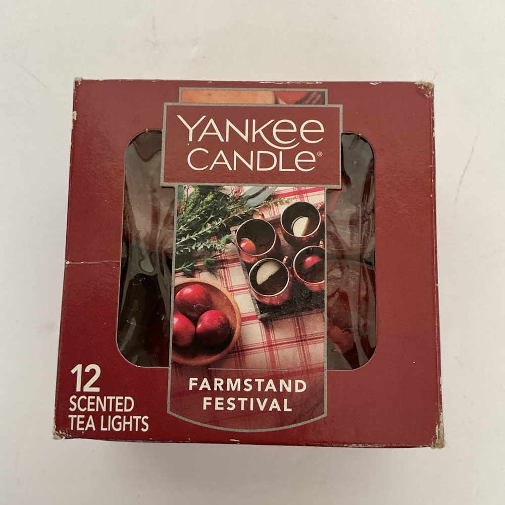 Yankee Candle Farmstand Festival Box of Tea Light Candles NWT